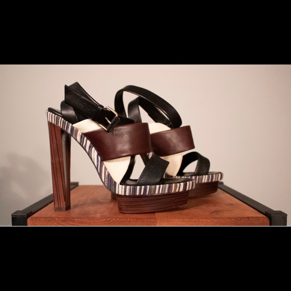 Balenciaga-Nicolas Ghesquière patchwork platforms